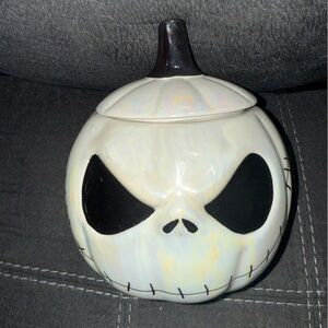 Nightmare Before Christmas—Jack Skelkington Ceramic Pumpkin Cookie Jar